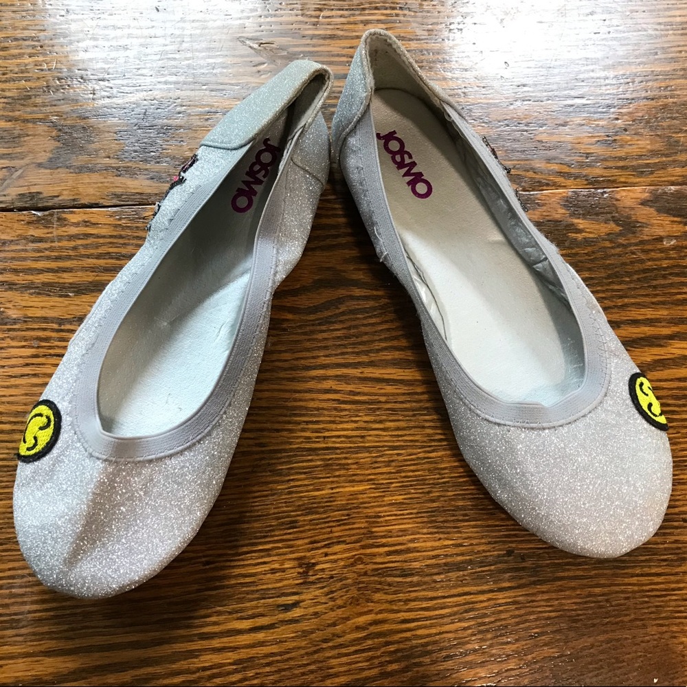 Josmo Girl’s Slip On Silver Size 4